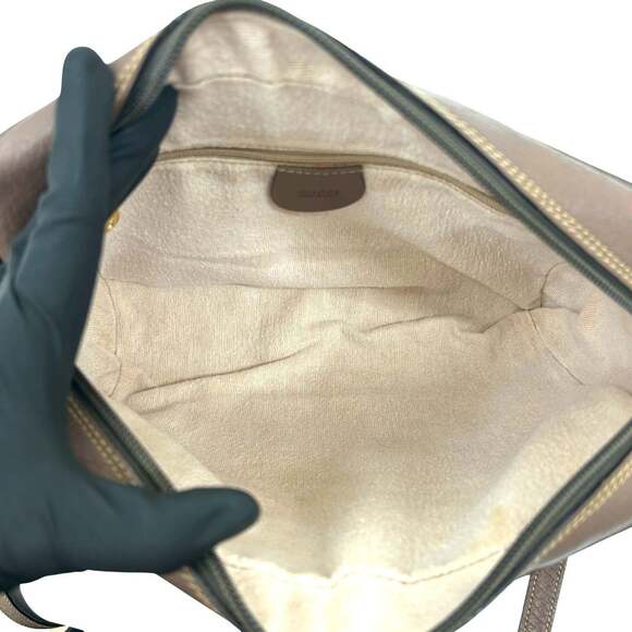 GUCCI Brown Leather Shoulder Bag - Picture 9 of 10